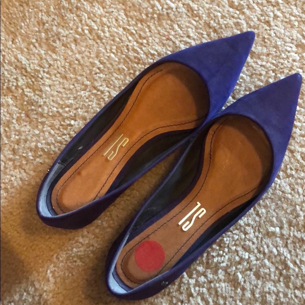 Purple flats